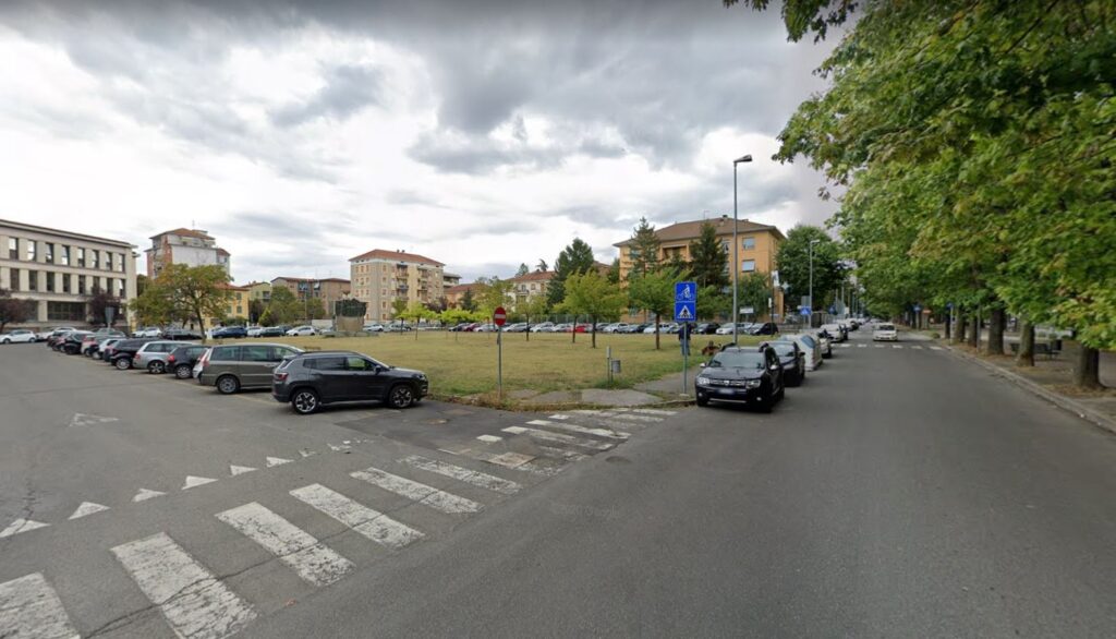 Novi Ligure (Alessandria) – Piazza Giovanni Pascoli – Parcheggio Camper