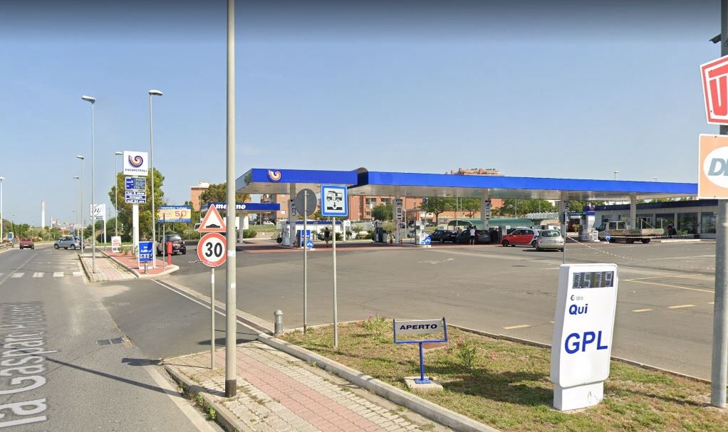 Civitavecchia (Roma) – Area Servizio Metano EnerPetroli – Camper Service
