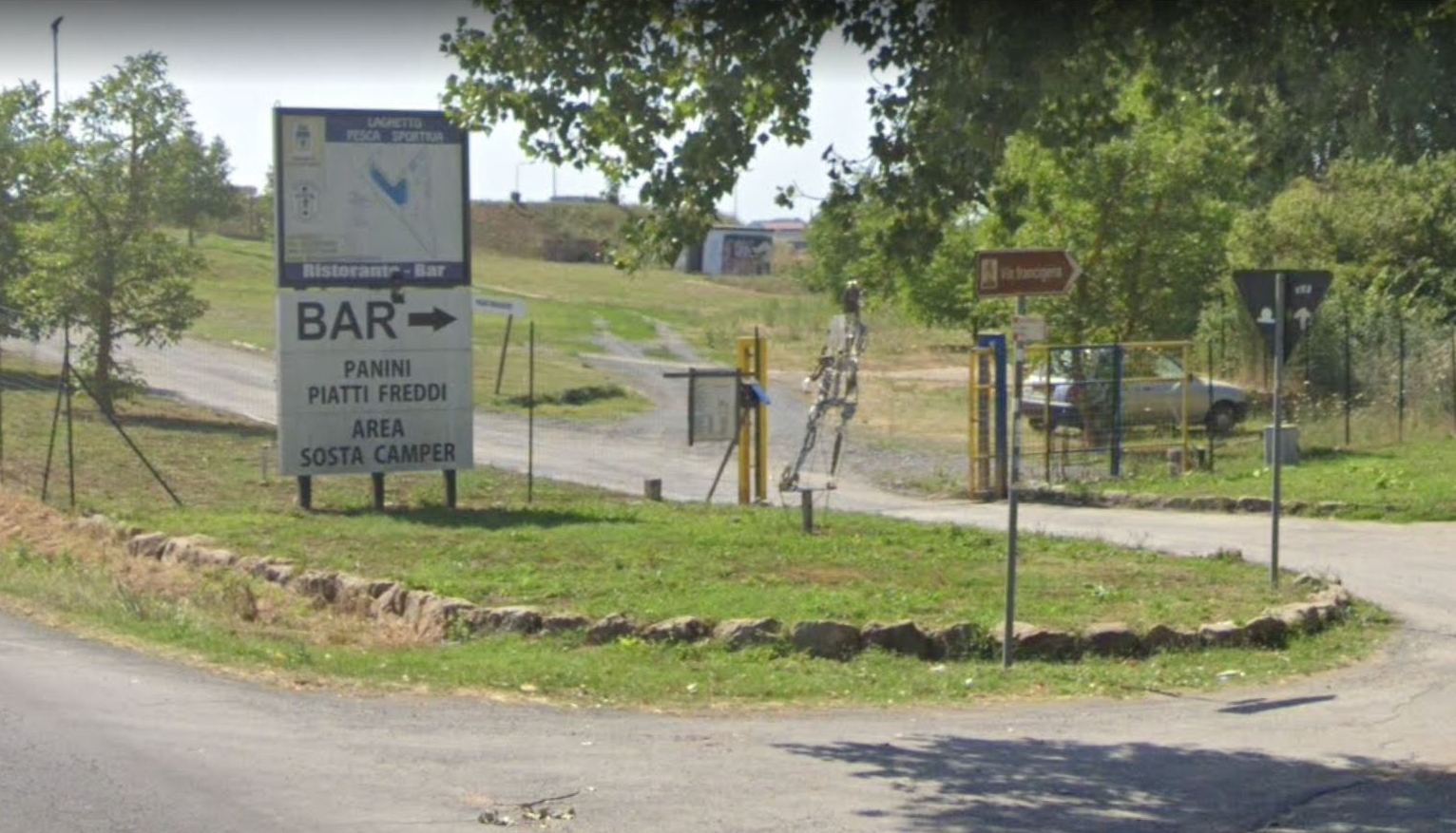 Acquapendente (Viterbo) – Laghetto San Biagio – Parcheggio Camper