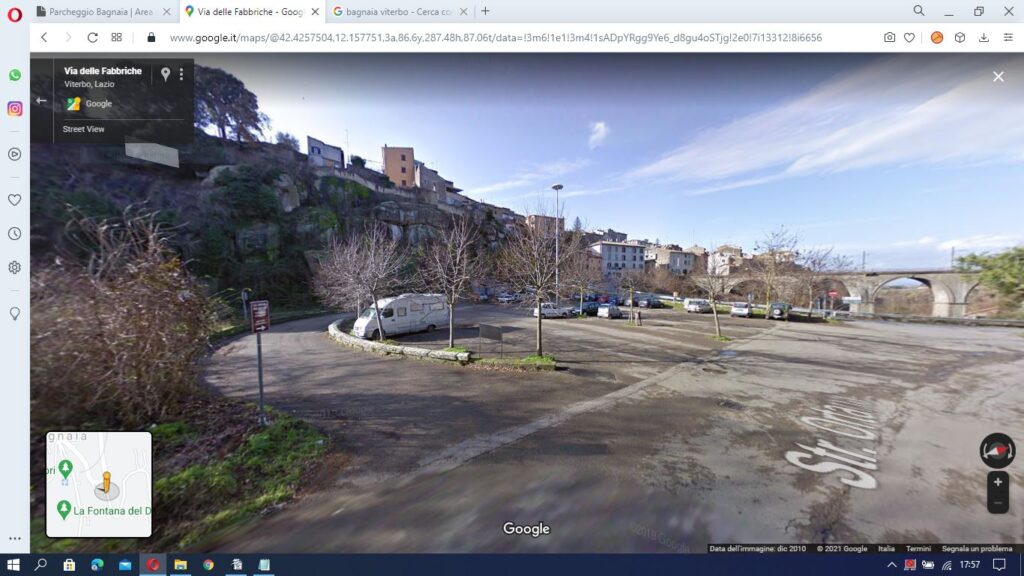 Viterbo (VT) – Frazione Bagnaia – Parcheggio Camper