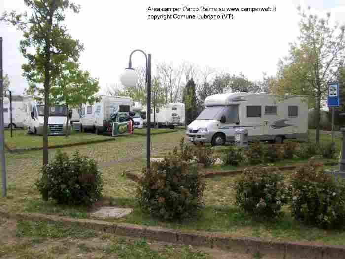 Lubriano (Viterbo) – Piazza Paime 2 – Area Camper