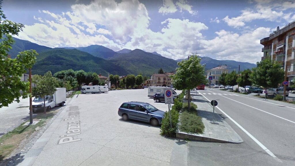 Demonte (Cuneo) – Piazza Renzo Spada – Parcheggio Camper