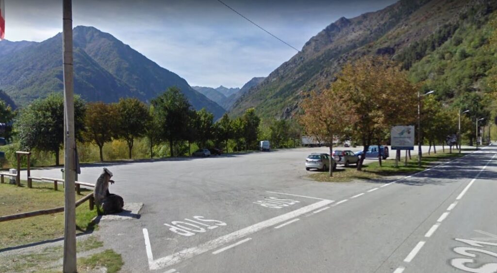 Vinadio (Cuneo) – SS21 Parcheggio Bus – Camper Service e Sosta