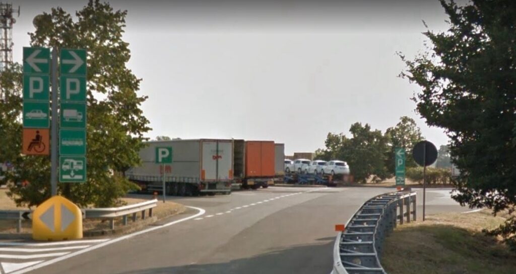 Castelnuovo Scrivia (Alessandria) – ADS – Area Servizio Autostradale Castelnuovo Ovest – Camper Service