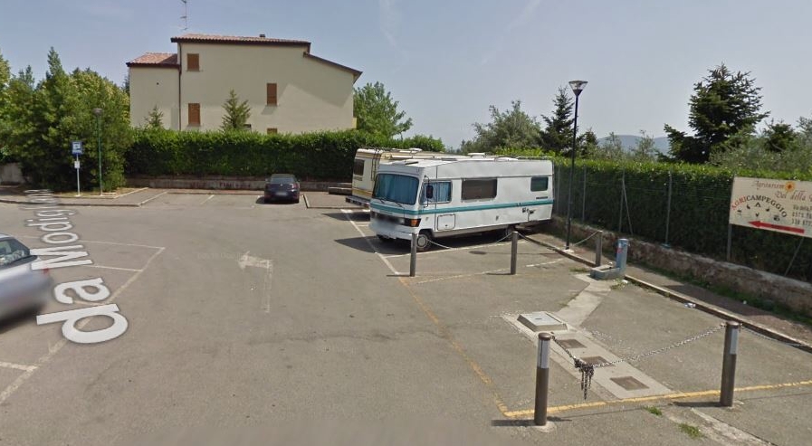 Anghiari (Arezzo) – Via del Campo della Fiera – Camper Service e Sosta