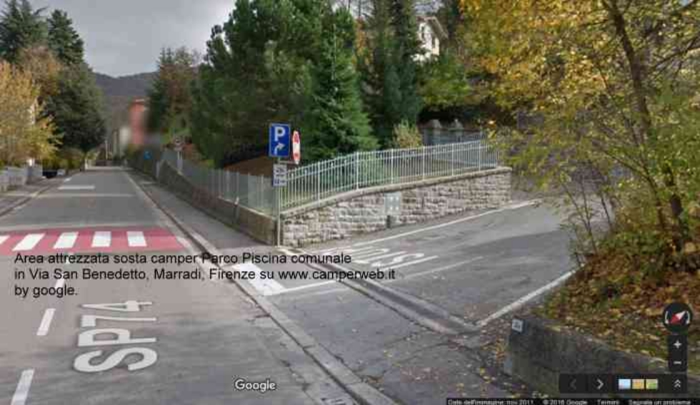 Marradi (Firenze) – Parco delle Piscine – Area Camper