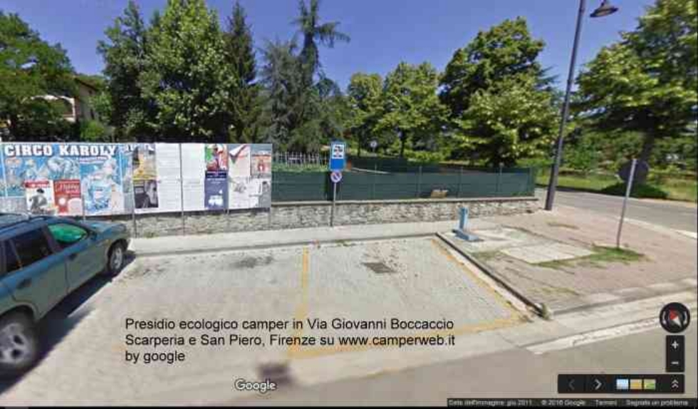 Scarperia e San Piero (Firenze) – Via Giovanni Boccaccio – Camper Service