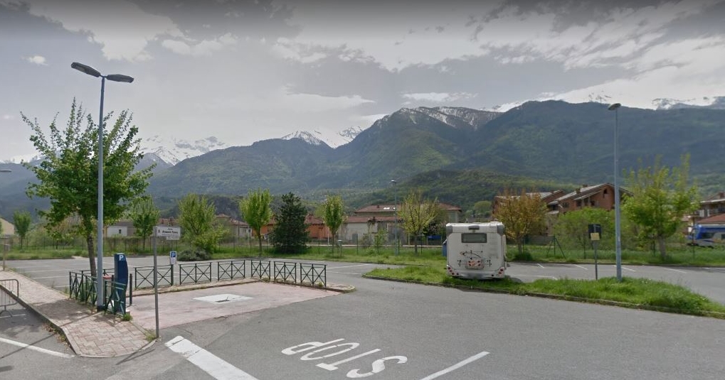 Susa (Torino) – Piazza Arsenio Favro – Area Camper